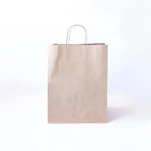 Коричневий крафт пакет з крученими ручками 290*380*200мм